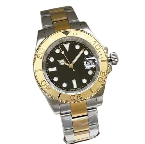 men's fashion watch classic automatic mechanical 40mm 316l stainless steel bezel 904l strap mineral super mirror sports diving movement, Slivery;brown
men's fashion watch classic automatic mechanical 40mm 316l stainless steel bezel 904l strap mineral super mirror sports diving movement, Slivery;brown