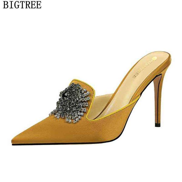 mules shoes women ladies slippers heels pumps summer 2022high woman crystal zapatos mujer220513, Black
mules shoes women ladies slippers heels pumps summer 2022high woman crystal zapatos mujer220513, Black