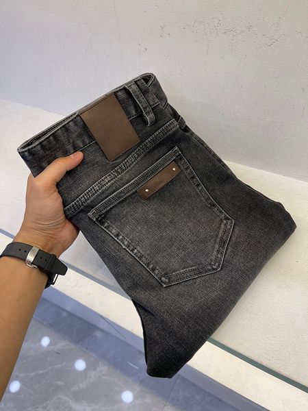 early autumn new men's vintage grey jeans designer style casual pants jeans, Blue
early autumn new men's vintage grey jeans designer style casual pants jeans, Blue