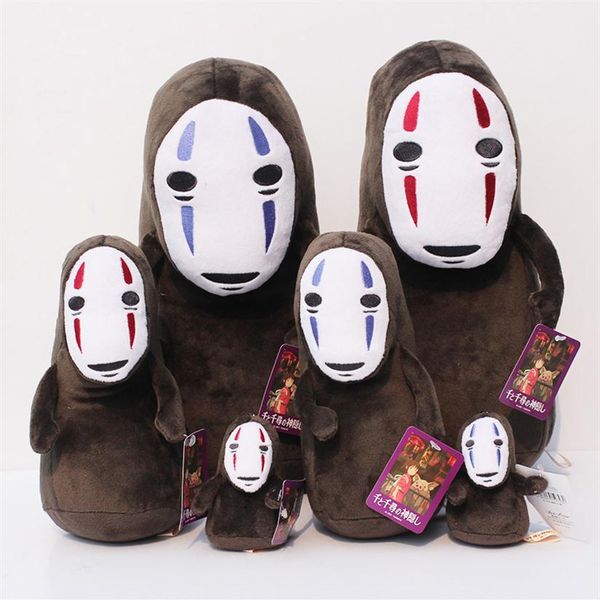 spirited away no face stuffed doll hayao miyazaki cartoon movie spirited away plush soft toys 10-33cm 323t