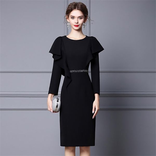 casual dresses autumn irregular ruffle edge shows thin nail bead waist closing dress temperament hip wrap skirt 8bw2, Black;gray
casual dresses autumn irregular ruffle edge shows thin nail bead waist closing dress temperament hip wrap skirt 8bw2, Black;gray