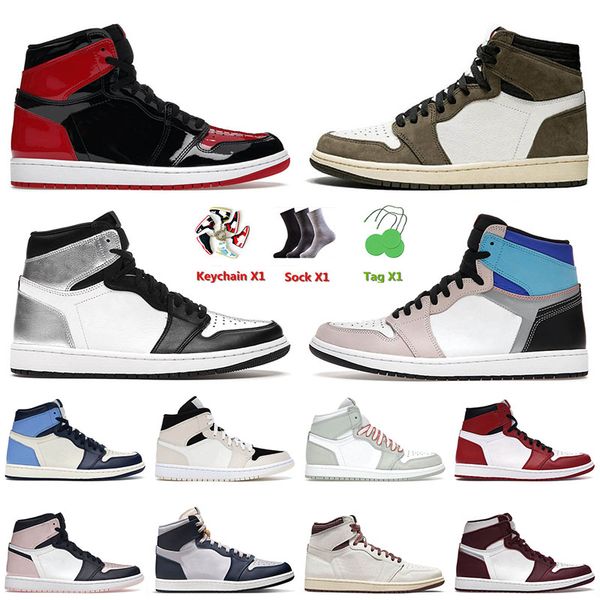 2022 designer mens basketball shoes 1 1s bred patent silver toe olive aura hyper royal twist black white jorden retro sneakers 36-46
2022 designer mens basketball shoes 1 1s bred patent silver toe olive aura hyper royal twist black white jorden retro sneakers 36-46