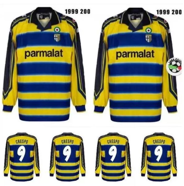 long sleeve 1999 2000 parma retro soccer jersey home 99 00 8 baggio 9 crespo 10 ortega 11 amoroso f cannavaro football shirt, Black;yellow
long sleeve 1999 2000 parma retro soccer jersey home 99 00 8 baggio 9 crespo 10 ortega 11 amoroso f cannavaro football shirt, Black;yellow