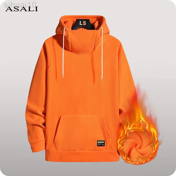 2022 men's oversize hoodies winter autumn warm pullover hoodies men hooded fleece sweatshirt streetwear men velvet sport hoodie l220730, Black
2022 men's oversize hoodies winter autumn warm pullover hoodies men hooded fleece sweatshirt streetwear men velvet sport hoodie l220730, Black
