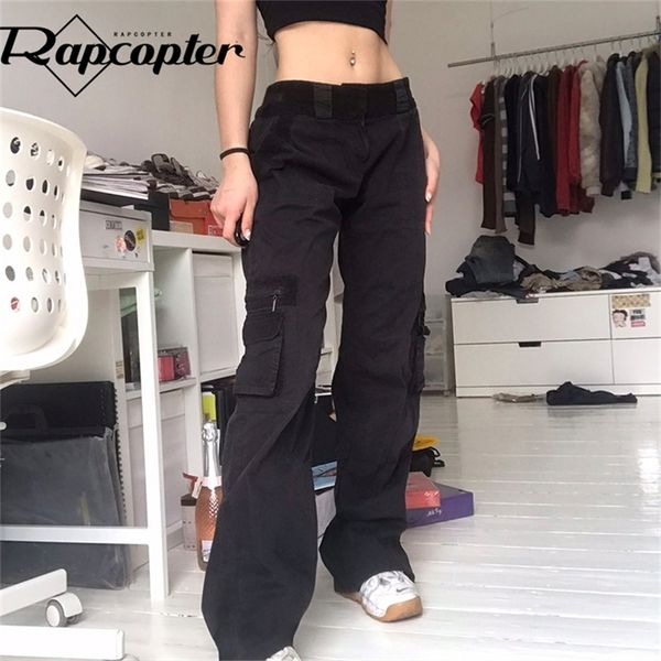 rapcopter y2k black big pockets cargo jeans low waisted zipper streetwear trousers women fashion harajuku basic pants aesthetic 220803, Black;white
rapcopter y2k black big pockets cargo jeans low waisted zipper streetwear trousers women fashion harajuku basic pants aesthetic 220803, Black;white