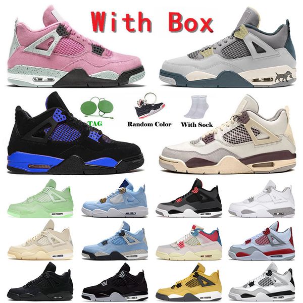 with box jumpman 4 4s iv designer basketball shoes for mens womens blue thunder peach sb bred military black cat purple sports sneakers trai
with box jumpman 4 4s iv designer basketball shoes for mens womens blue thunder peach sb bred military black cat purple sports sneakers trai