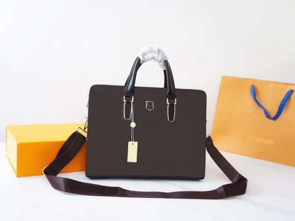 luxurys men business briefcase one shoulder diagonal handbag computer bag genuine leather zipper letter canvas interior simple casual pocket
luxurys men business briefcase one shoulder diagonal handbag computer bag genuine leather zipper letter canvas interior simple casual pocket