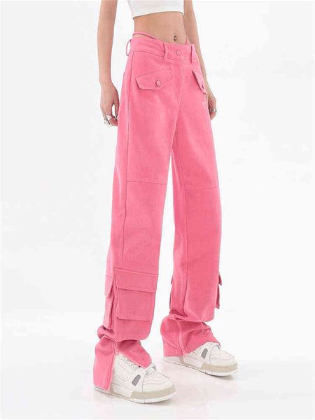 korean style straight pink jeans for women high waist 2022 trend denim pants mom jean baggy pants casual comfort trousers t220728, Blue
korean style straight pink jeans for women high waist 2022 trend denim pants mom jean baggy pants casual comfort trousers t220728, Blue