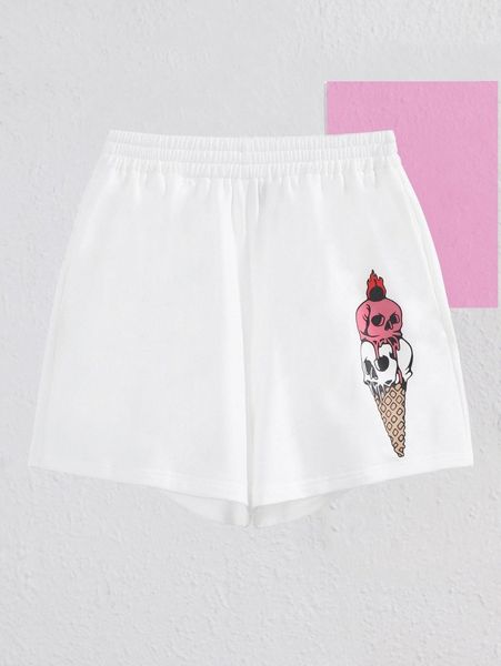 x blackchainstd halloween print track shorts h5eb#, White;black
x blackchainstd halloween print track shorts h5eb#, White;black