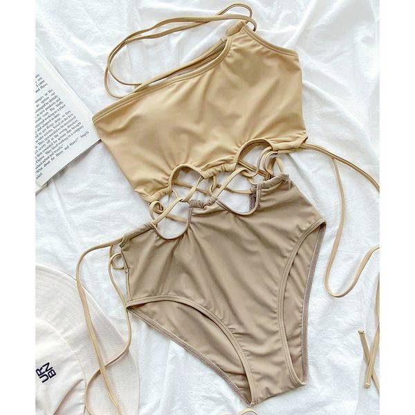 ready stock hollow cut out one pieces swimsuit women drawstring monokini 2022 beige bathing suit swimwear beach bodysuits, White;black
ready stock hollow cut out one pieces swimsuit women drawstring monokini 2022 beige bathing suit swimwear beach bodysuits, White;black