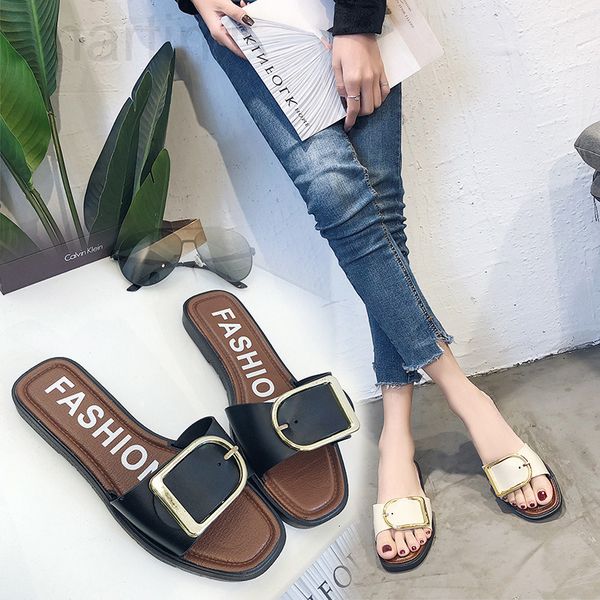 slippers designer 2020 summer cool slippers women's fashion flat heel bathroom wear casual belt buckle beach shoes7kzm, Black
slippers designer 2020 summer cool slippers women's fashion flat heel bathroom wear casual belt buckle beach shoes7kzm, Black