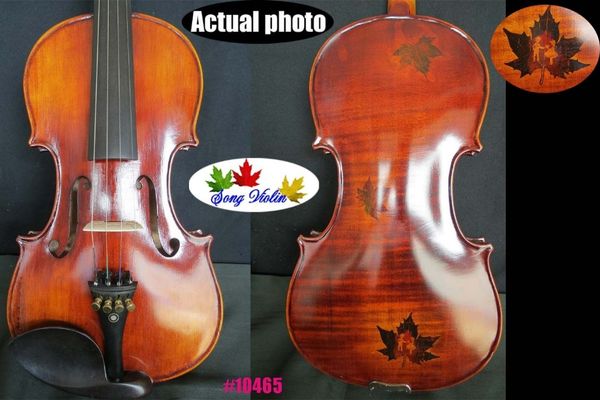 strad style song brand maestro inlay 4/4 violin,good sound violin #10465