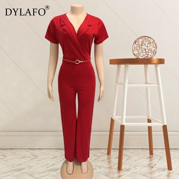 women summer jumpsuit rompers soild v neck short sleeve skinny casual jumpsuit long sash women overalls long pants outfits y200422, Black;white
women summer jumpsuit rompers soild v neck short sleeve skinny casual jumpsuit long sash women overalls long pants outfits y200422, Black;white