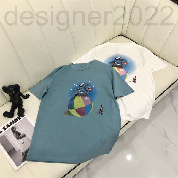 women's t-shirt designer sharp goods high-end net red early spring cartoon elephant print loose round neck fashion short sleeve t-shirt, White
women's t-shirt designer sharp goods high-end net red early spring cartoon elephant print loose round neck fashion short sleeve t-shirt, White
