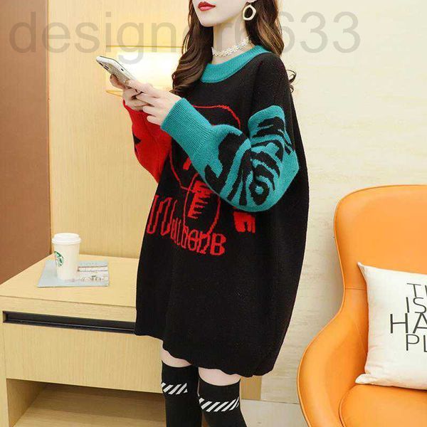 women's knits & tees designer large fat mm200kg thickened medium length sweater women's loose autumn and winter korean lazy style, White
women's knits & tees designer large fat mm200kg thickened medium length sweater women's loose autumn and winter korean lazy style, White