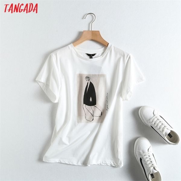 tangada summer women vintage print cotton t shirt short sleeve elegant ladies casual tee 6d20 220321, White
tangada summer women vintage print cotton t shirt short sleeve elegant ladies casual tee 6d20 220321, White