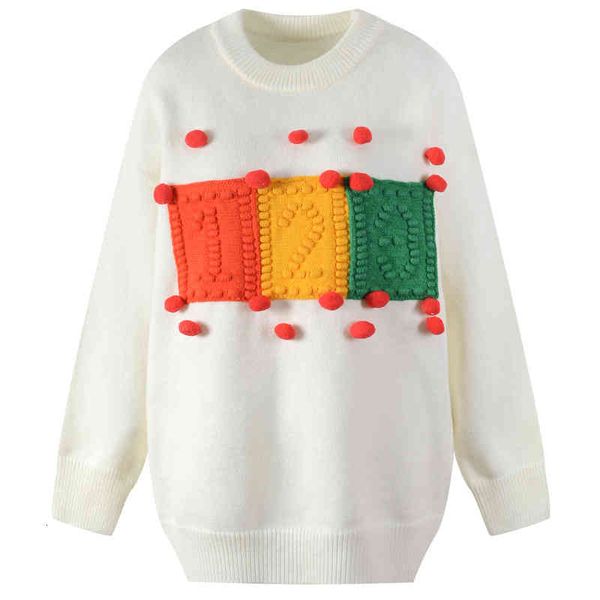 women's sweaters lazy knitwear women's clothing autumn winter korean digital square funny age reducing pullover i9gh, White;black
women's sweaters lazy knitwear women's clothing autumn winter korean digital square funny age reducing pullover i9gh, White;black