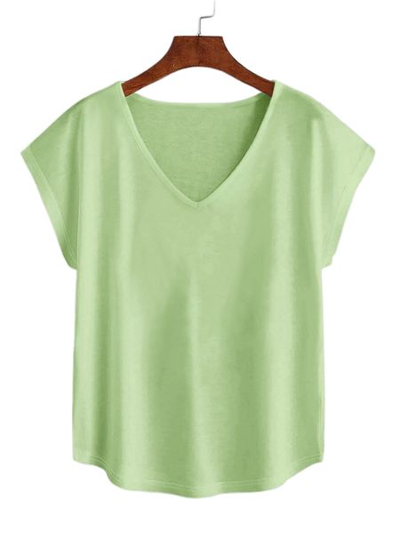 solid batwing sleeve tee v1sx#, White
solid batwing sleeve tee v1sx#, White