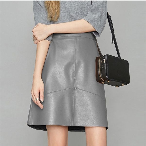woman skirts elegant plus size fashion korean style genuine real leather high waist mini skirt womens 220317, Black
woman skirts elegant plus size fashion korean style genuine real leather high waist mini skirt womens 220317, Black