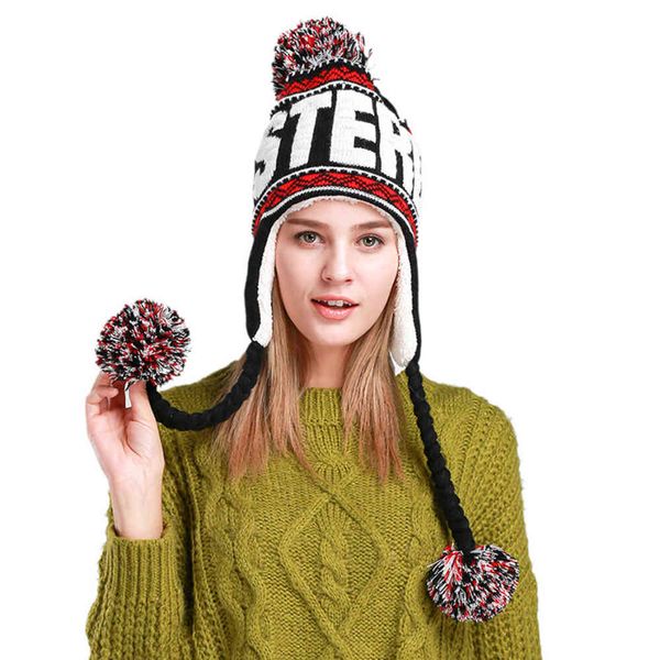 semzeen autumn and winter hat thickened plush knitted wool hanging ball cycling warm ear protection mongolian hat ca320, Blue;gray
semzeen autumn and winter hat thickened plush knitted wool hanging ball cycling warm ear protection mongolian hat ca320, Blue;gray