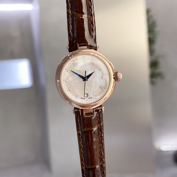 new women's watch mechanical self-winding movement glass face leather strap stainless steel case ceramic dial face diameter 26, Slivery;golden
new women's watch mechanical self-winding movement glass face leather strap stainless steel case ceramic dial face diameter 26, Slivery;golden