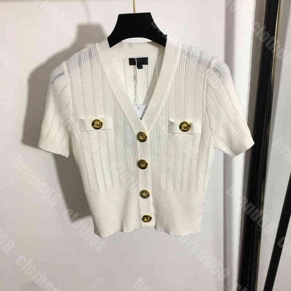 designer women knitted cardigans t-shirts shorts sweaters v neck logo short sleeve shirts for summer tech wool knit tees ch..el brand femal, White
designer women knitted cardigans t-shirts shorts sweaters v neck logo short sleeve shirts for summer tech wool knit tees ch..el brand femal, White