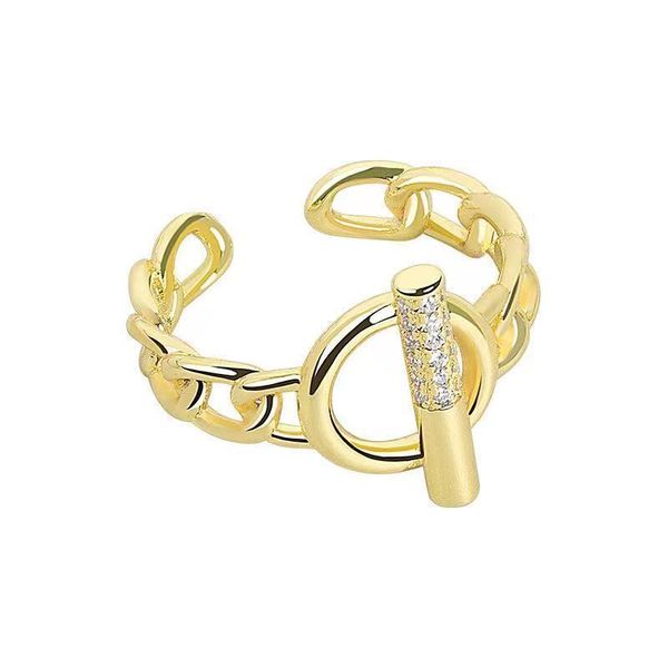 gothic open ot buckle twist chain rings for women stainls steel adjustable gold ring couple jewelry wedding gift bague femme, Silver
gothic open ot buckle twist chain rings for women stainls steel adjustable gold ring couple jewelry wedding gift bague femme, Silver