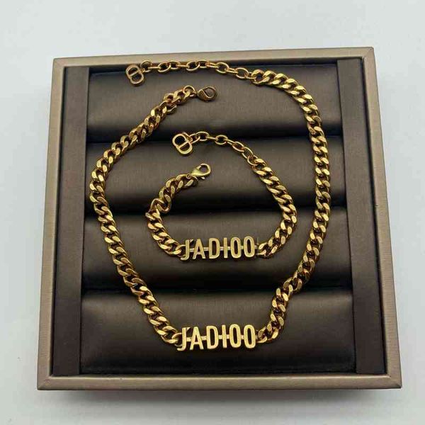 d di home new old letter thick chain bracelet female material2022 luxury brand fashion design versatile necklace, Silver
d di home new old letter thick chain bracelet female material2022 luxury brand fashion design versatile necklace, Silver