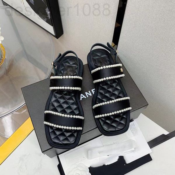 sandals designer flat sandal lady 2022 early spring new simple little fragrant fairy style one line buckle pearl belt flat scar, Black
sandals designer flat sandal lady 2022 early spring new simple little fragrant fairy style one line buckle pearl belt flat scar, Black