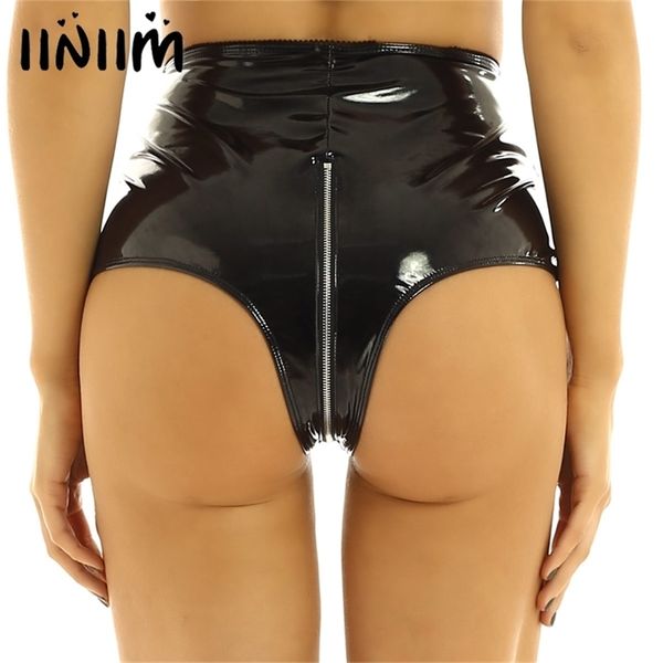 womens wetlook summer pole dance leather high-waisted front zip up booty shorts pants for night cocktail party clubwear 220419, White;black
womens wetlook summer pole dance leather high-waisted front zip up booty shorts pants for night cocktail party clubwear 220419, White;black