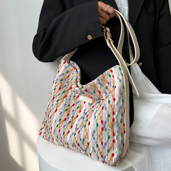 high capacity women's tote bag fashion brand female handbags canvas travel shopping shoulder bags 220721
high capacity women's tote bag fashion brand female handbags canvas travel shopping shoulder bags 220721