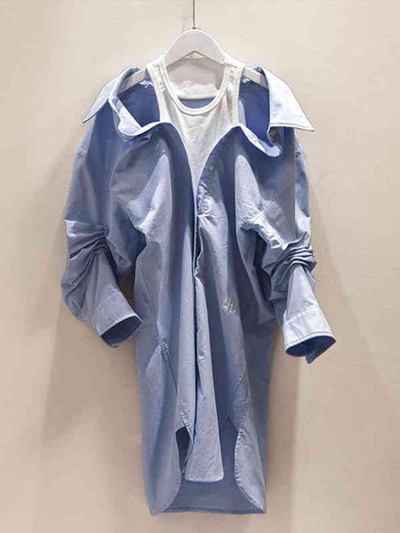 casual dresses aw king spring fake two piece stitched pleated long sleeve shirt short skirt letter embroidered dress women, Black;gray
casual dresses aw king spring fake two piece stitched pleated long sleeve shirt short skirt letter embroidered dress women, Black;gray