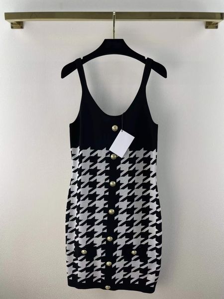 designer dresses 2022 summer autumn spaghetti strap panelled fashion milan runway brand same style dress 0616-3, Black
designer dresses 2022 summer autumn spaghetti strap panelled fashion milan runway brand same style dress 0616-3, Black