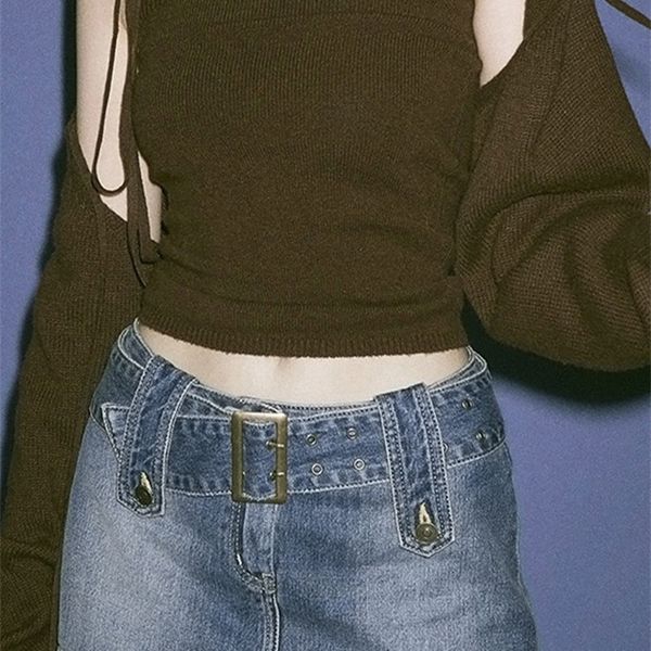 rockmore womens jeans skirt belt mini denim skirt korean low waist straight short skirt summer harajuku vintage 220711, Black
rockmore womens jeans skirt belt mini denim skirt korean low waist straight short skirt summer harajuku vintage 220711, Black