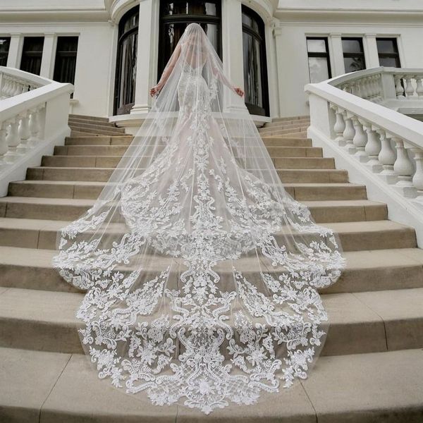 gorgeous designer wedding veils 3m long cathedral length one layer lace appliqued edge tulle bridal veil for women hair accessorie288k, Black
gorgeous designer wedding veils 3m long cathedral length one layer lace appliqued edge tulle bridal veil for women hair accessorie288k, Black