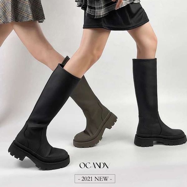 2021 ins women thick bottom long boots autumn winter plush warm knee high boots fashion female chunky heel slip on bootst220718, Black
2021 ins women thick bottom long boots autumn winter plush warm knee high boots fashion female chunky heel slip on bootst220718, Black