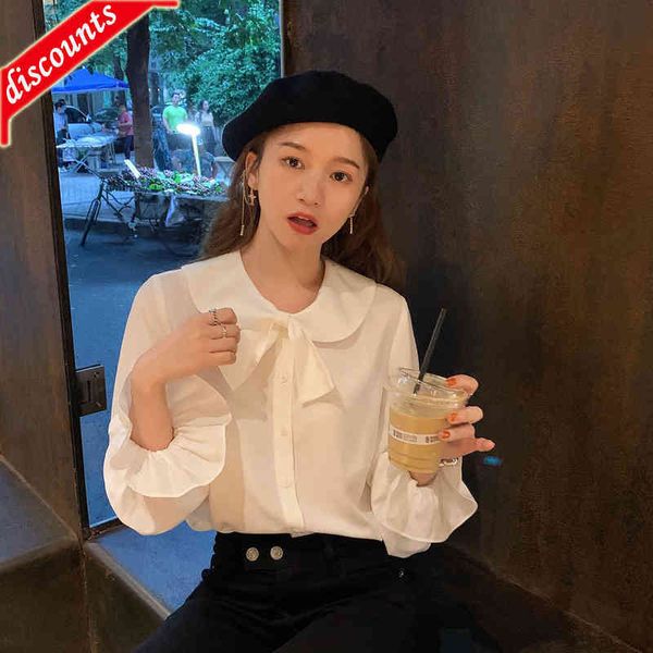 factory outlet women's design sense version of early spring college flare sleeve western style summer female shirt, White
factory outlet women's design sense version of early spring college flare sleeve western style summer female shirt, White