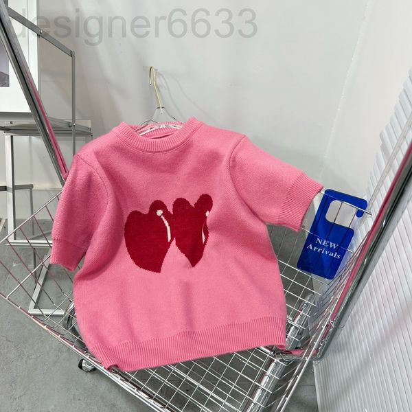 women's sweaters designer short sleeved cherry embroidered pink sweater round neck casual loose star same spring and summer knitted bot, White;black
women's sweaters designer short sleeved cherry embroidered pink sweater round neck casual loose star same spring and summer knitted bot, White;black