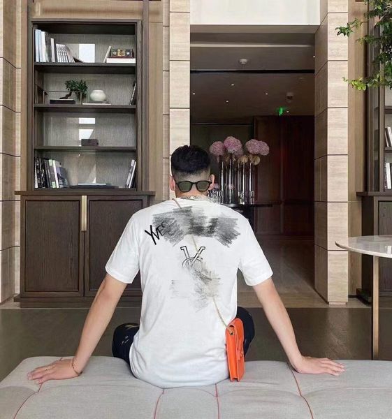 men's t-shirts designer poison house correct version y summer 2021 letter printing loose os round neck pullover short sleeve t-shirt fo, White;black
men's t-shirts designer poison house correct version y summer 2021 letter printing loose os round neck pullover short sleeve t-shirt fo, White;black