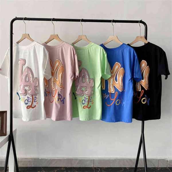 women's t-shirt mlb korea fashion men's and women's round neck loose foam graffiti letter ny short sleeve t-shirt summer half, White
women's t-shirt mlb korea fashion men's and women's round neck loose foam graffiti letter ny short sleeve t-shirt summer half, White