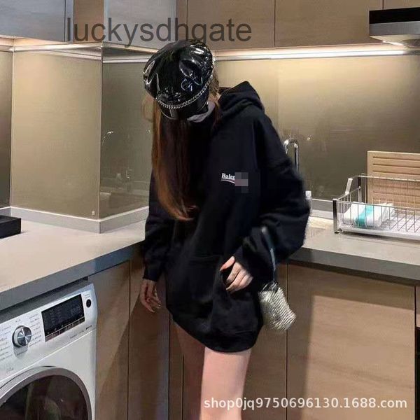 designer brand hoodies ba lencia ga 2022 autumn and winter new paris letter sweater printed loose couple's col, Black
designer brand hoodies ba lencia ga 2022 autumn and winter new paris letter sweater printed loose couple's col, Black