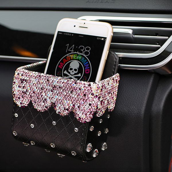 car air vent phone holder interior storage with crystal interior accessories with leather car interior accessories
car air vent phone holder interior storage with crystal interior accessories with leather car interior accessories