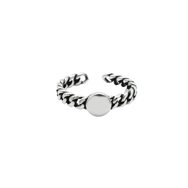 cluster rings niche retro jewelry 925 sterling silver personality chain round face refers to the ring tide style open fashion ring female, Golden;silver
cluster rings niche retro jewelry 925 sterling silver personality chain round face refers to the ring tide style open fashion ring female, Golden;silver