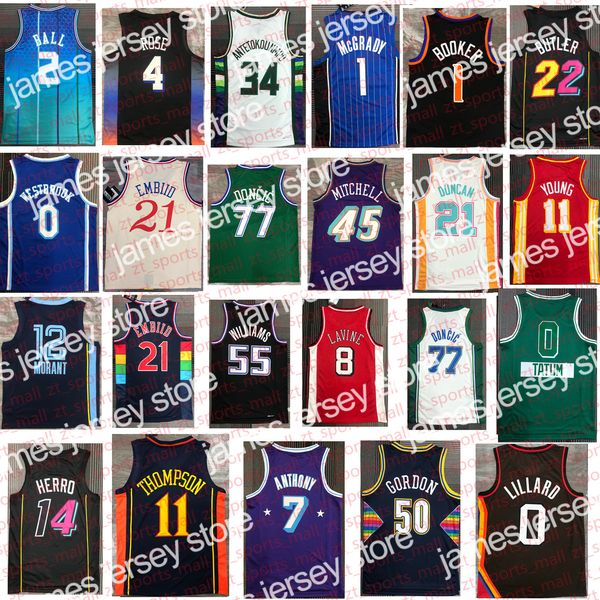 22 new basketball stephen curry jersey lamelo ball lillard young donovan mitchell devin booker j, Black;red
22 new basketball stephen curry jersey lamelo ball lillard young donovan mitchell devin booker j, Black;red
