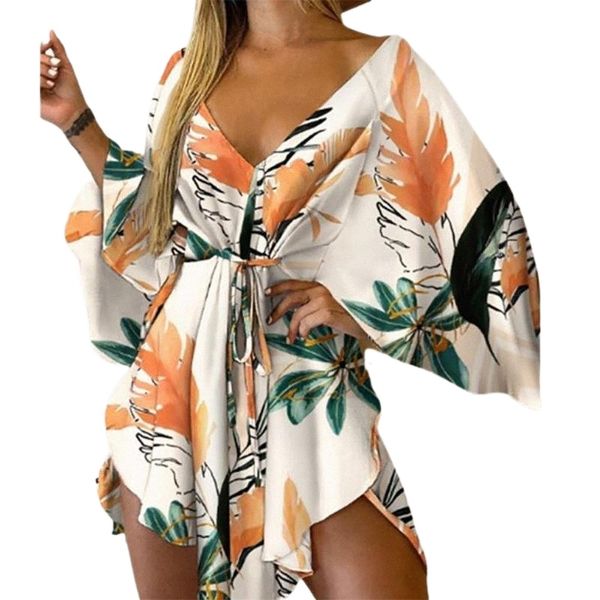 casual dresses asymmetrical hem mini dress tropical print tie front v neck women beachwear plus size 3xl w5fb#, Black;gray
casual dresses asymmetrical hem mini dress tropical print tie front v neck women beachwear plus size 3xl w5fb#, Black;gray