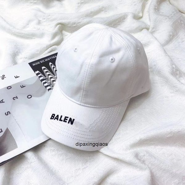 ball caps balencaigass letter printed paris hat new style star same duck tongue tide brand embroidered male and female couple b baseball cap, Blue;gray
