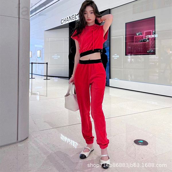 women's tracksuits designer short sleeved sweater 2022 summer women's wear small fragrance sports shorts set casual fashion pants, Gray
women's tracksuits designer short sleeved sweater 2022 summer women's wear small fragrance sports shorts set casual fashion pants, Gray