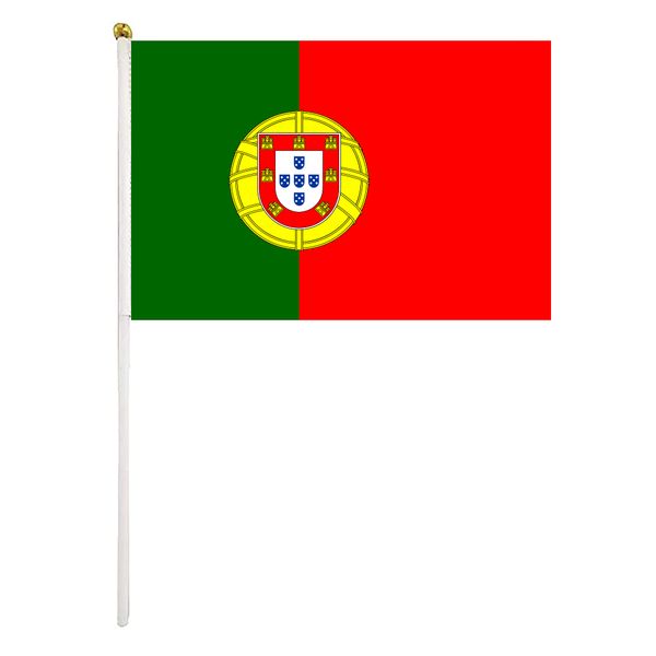 portugal flag 14x21cm 2022 qatar world cup hand waving flag fans cheering flags with plastic flagpole for activity parade sports home decor
portugal flag 14x21cm 2022 qatar world cup hand waving flag fans cheering flags with plastic flagpole for activity parade sports home decor