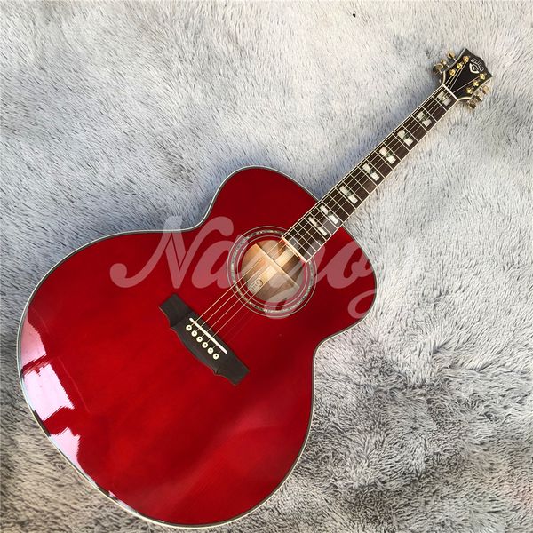 professional 43 inches jumbo f50 vintage guitars gloss red guild acoustic electric guitar
professional 43 inches jumbo f50 vintage guitars gloss red guild acoustic electric guitar