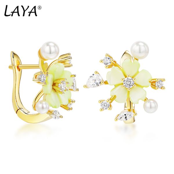 laya clip earrings for women 925 sterling silver luxury jewelry zircon natural shell flower original modern jewelry, Golden;silver
laya clip earrings for women 925 sterling silver luxury jewelry zircon natural shell flower original modern jewelry, Golden;silver